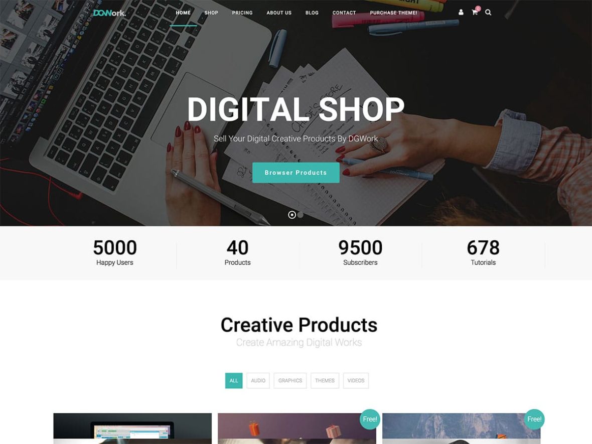 Main features include a codeless slider, events blog (with customized . 10+ Best WordPress Themes for Selling Digital Products 2021 - aThemes