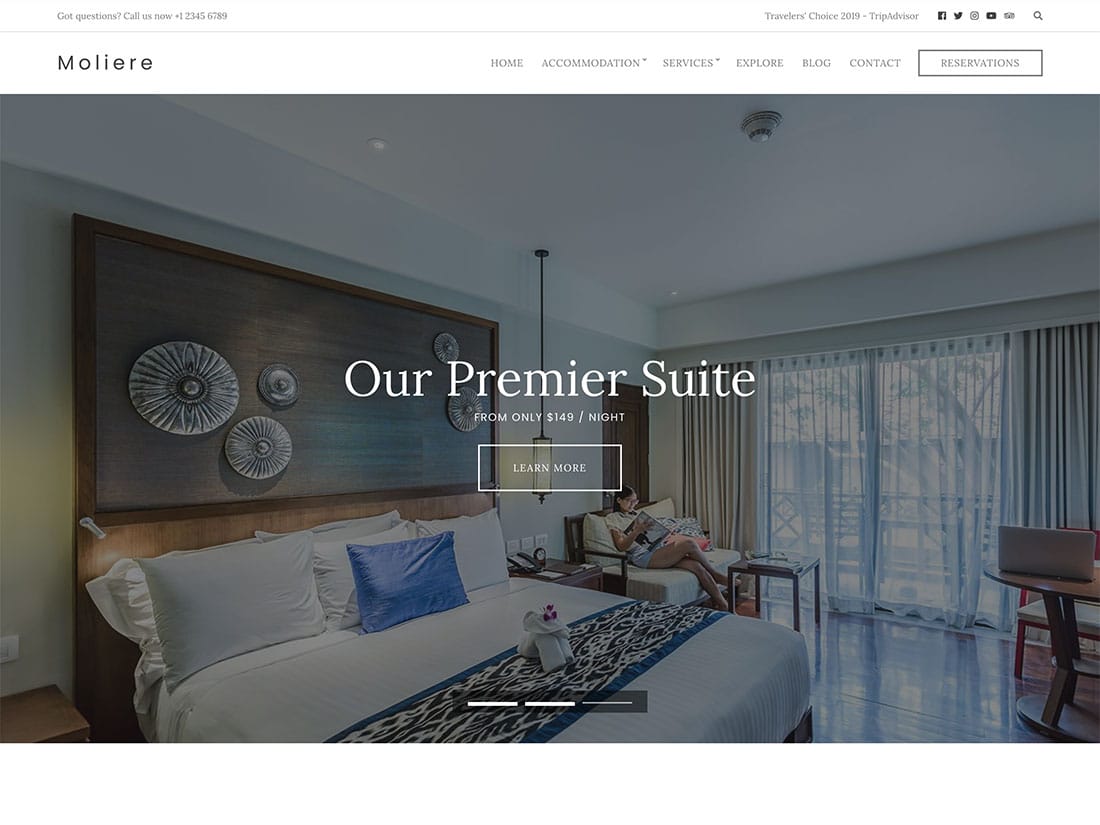 Hostel, apartment hotel booking wordpress theme is best hotel, hostel, resort, apartment, b&b room reservation. 35 Best Hotel Wordpress Themes 2021 Athemes