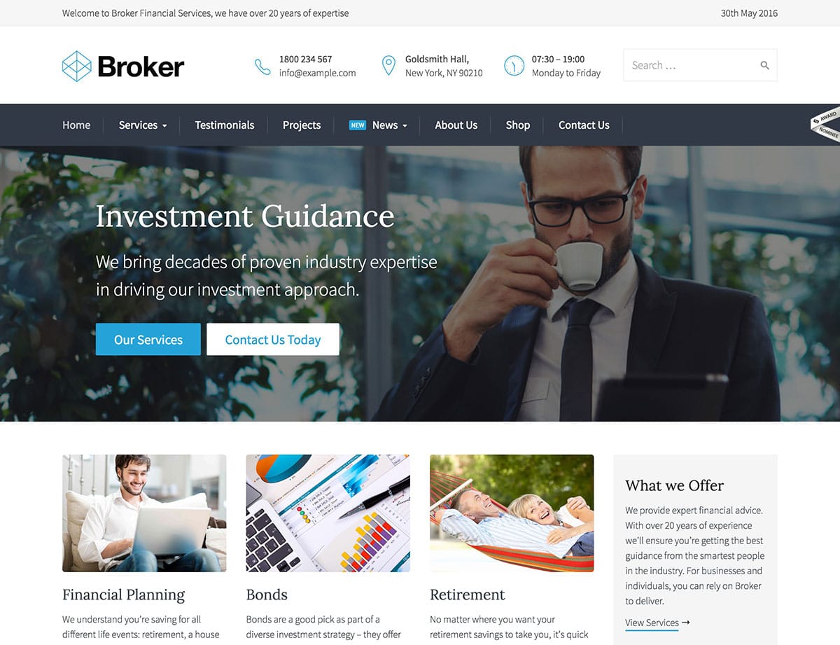 35 Best Business Wordpress Themes 2020 Athemes