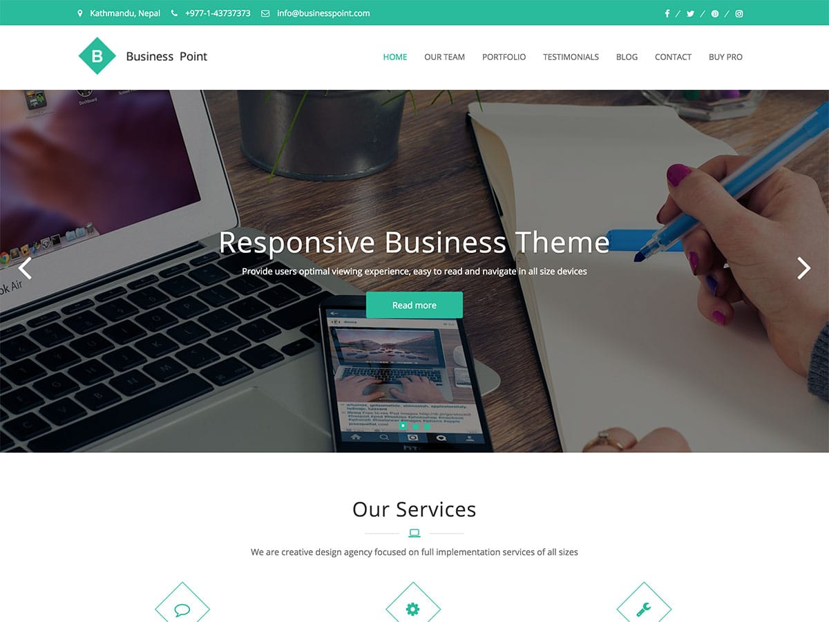 20 Best Free Wordpress Business Themes 2020 Athemes