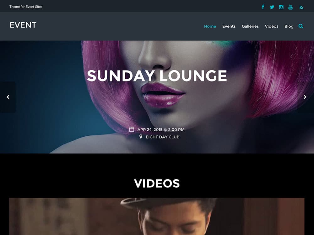 It easy to make theme about event, conference, meeting, lauch, event … 25+ Best Events WordPress Themes 2021 - aThemes
