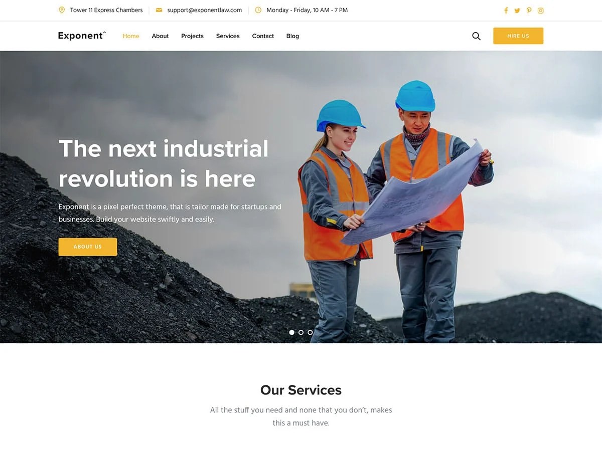 25 Best Construction Company Wordpress Themes 2020 Athemes