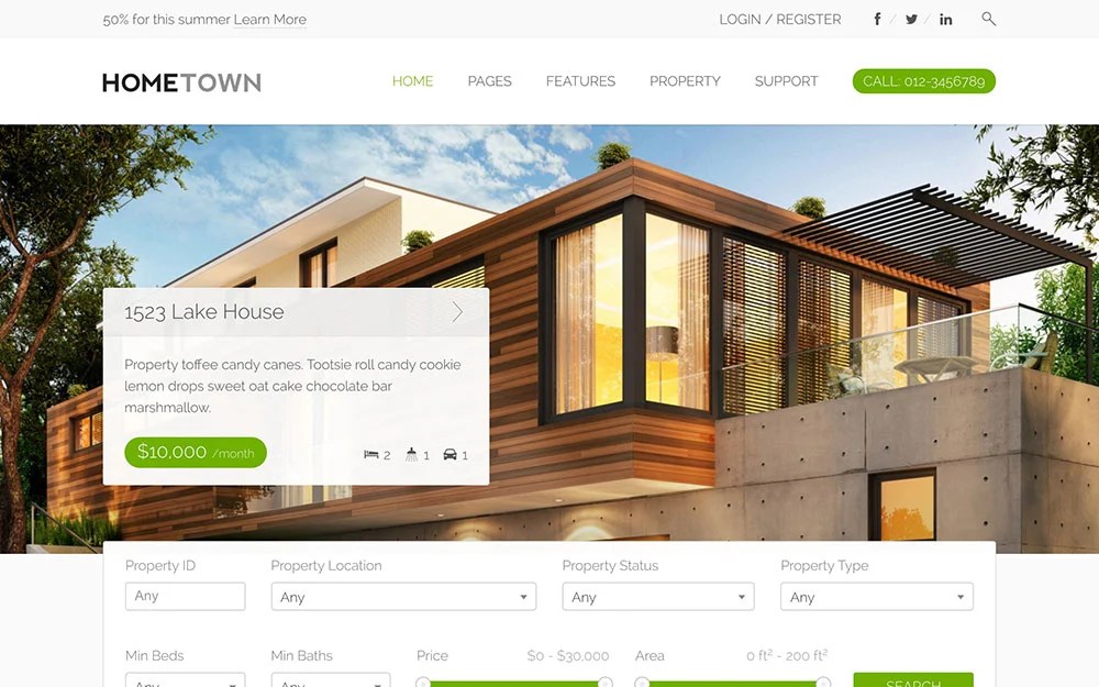 It has built with elegant inbuilt slider, customize options and a dedicated front page. 25 Best Real Estate Wordpress Themes 2022 Athemes