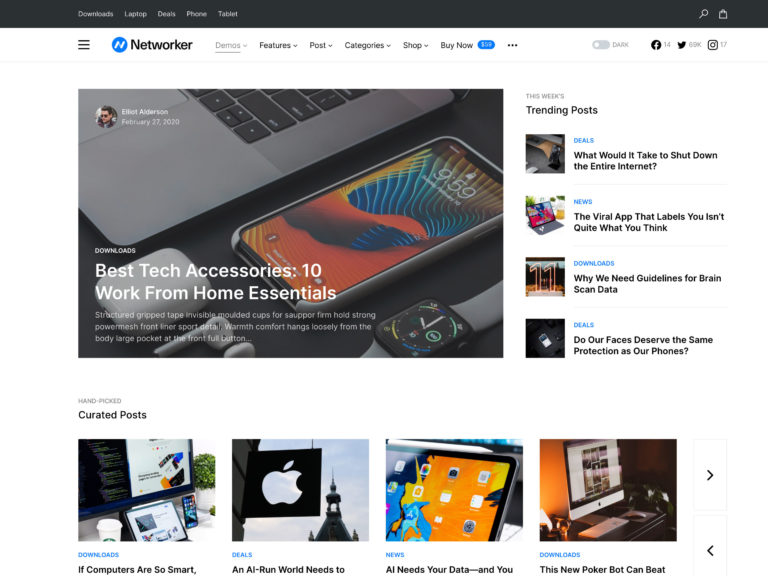 Wordpress themes wordpress builder plugin provides no need to test anything manually, including business wordpress landing pages. 10 Best Wordpress Themes For Tech Blogs 2021 Athemes