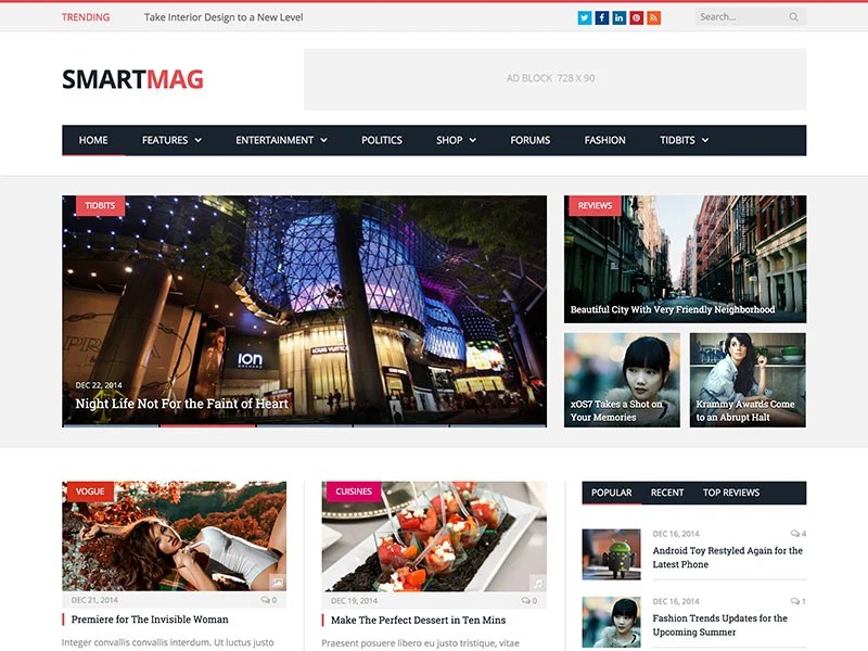 Auf dem screenshot kannst du . 35 Best Magazine Wordpress Themes 2021 Athemes