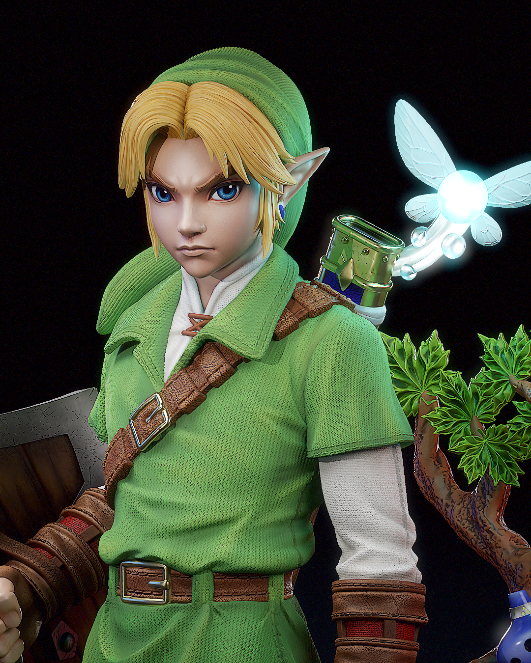 Link – A Lenda de Zelda Diorama