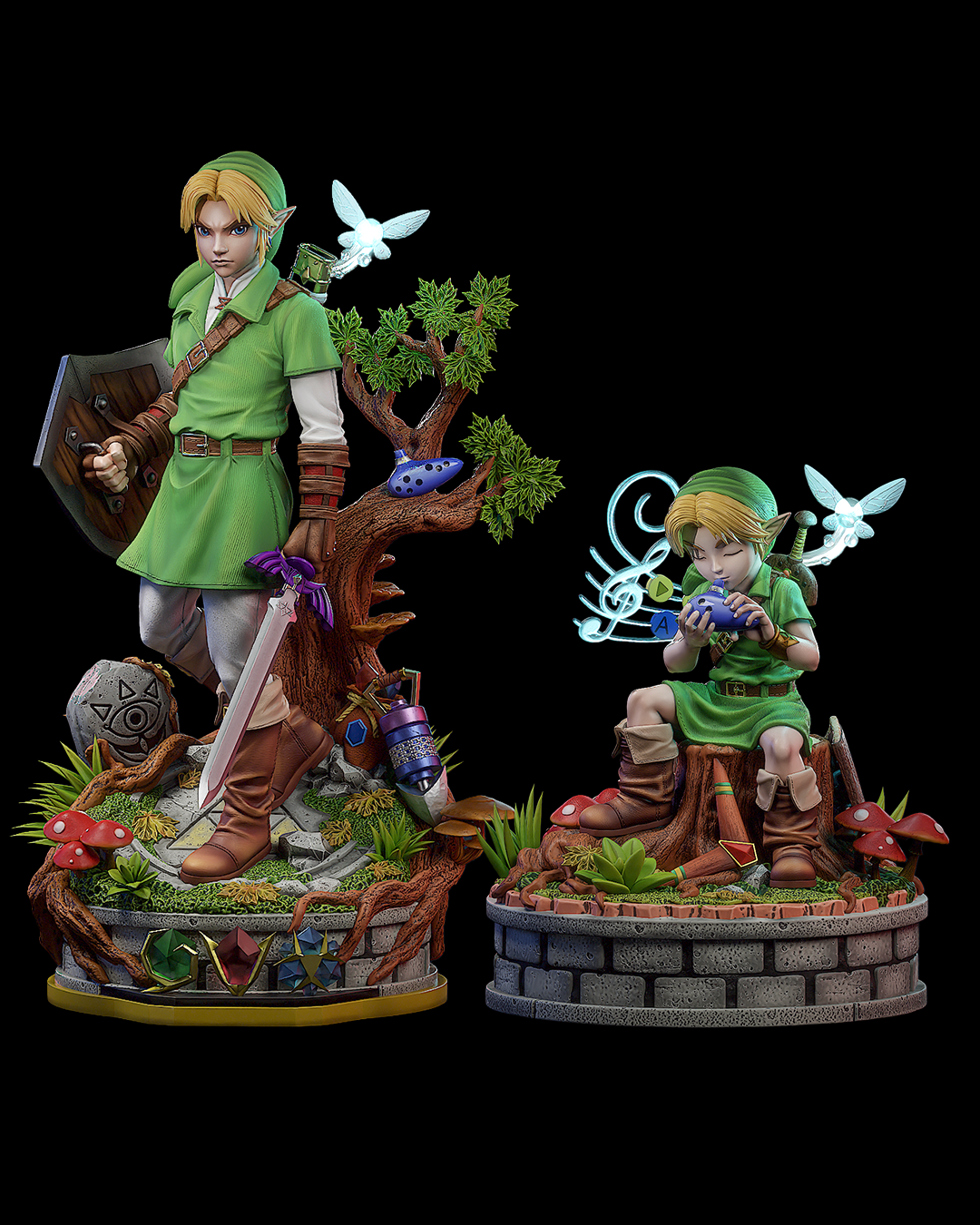 Link – A Lenda de Zelda Diorama