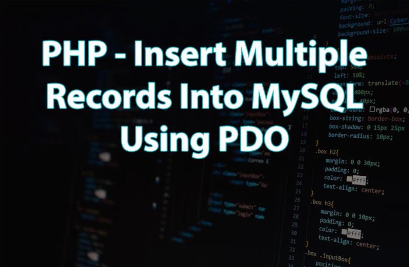 Using Pdo And Php To Insert Data From Form Into Mysql Database Stack - Best Geometric Patterns in 8K