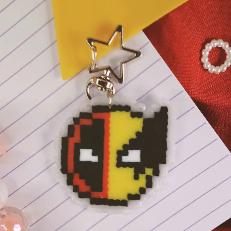 Display of Bead Keychain