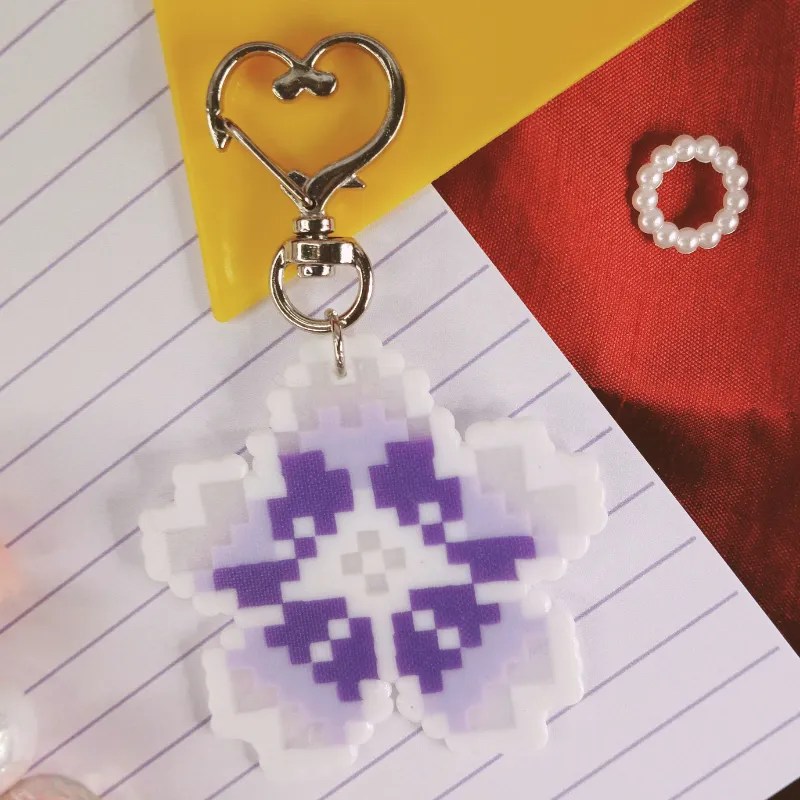 Display of Bead Keychain