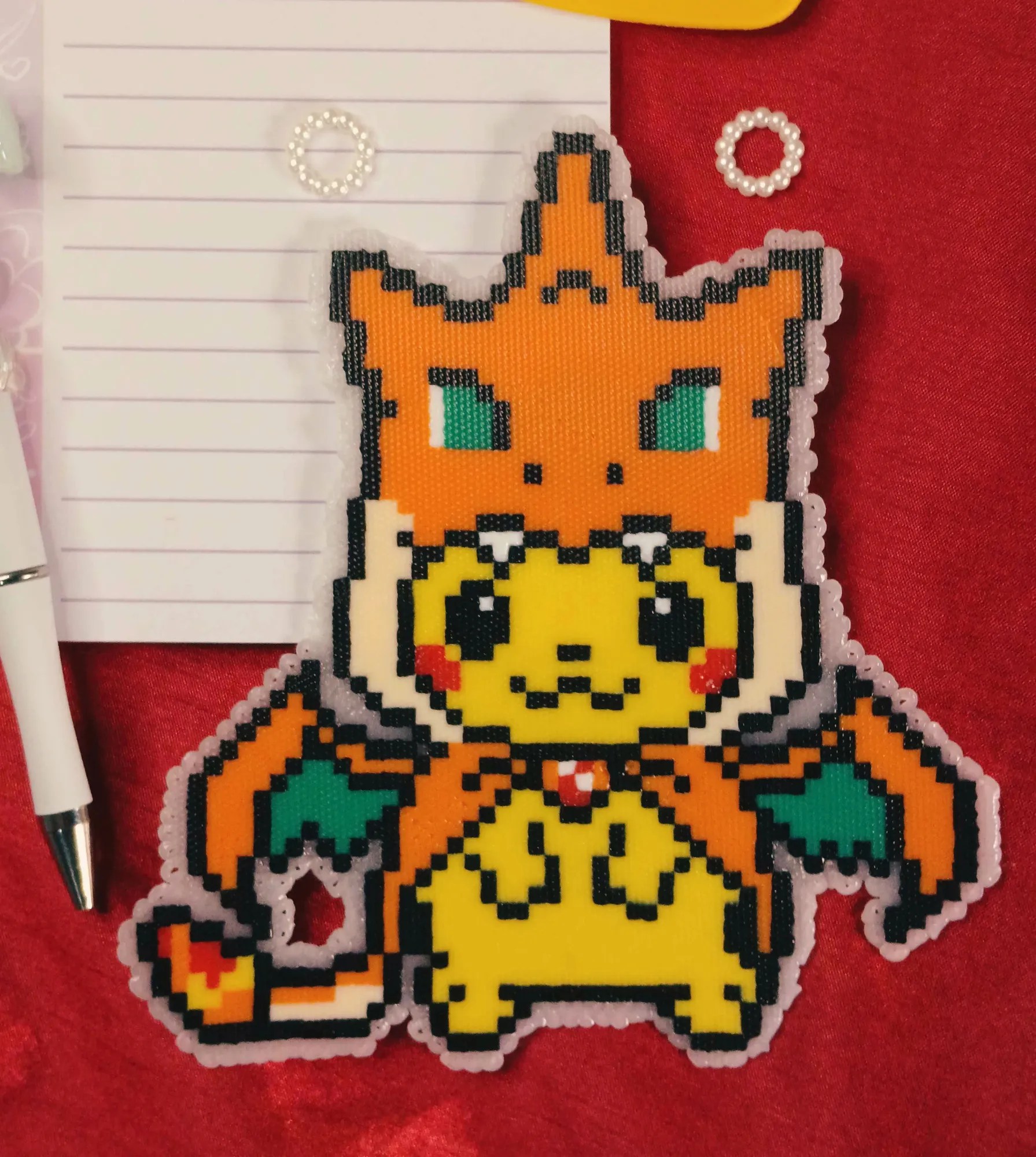 Display of Handcrafted Monster Character Magnet