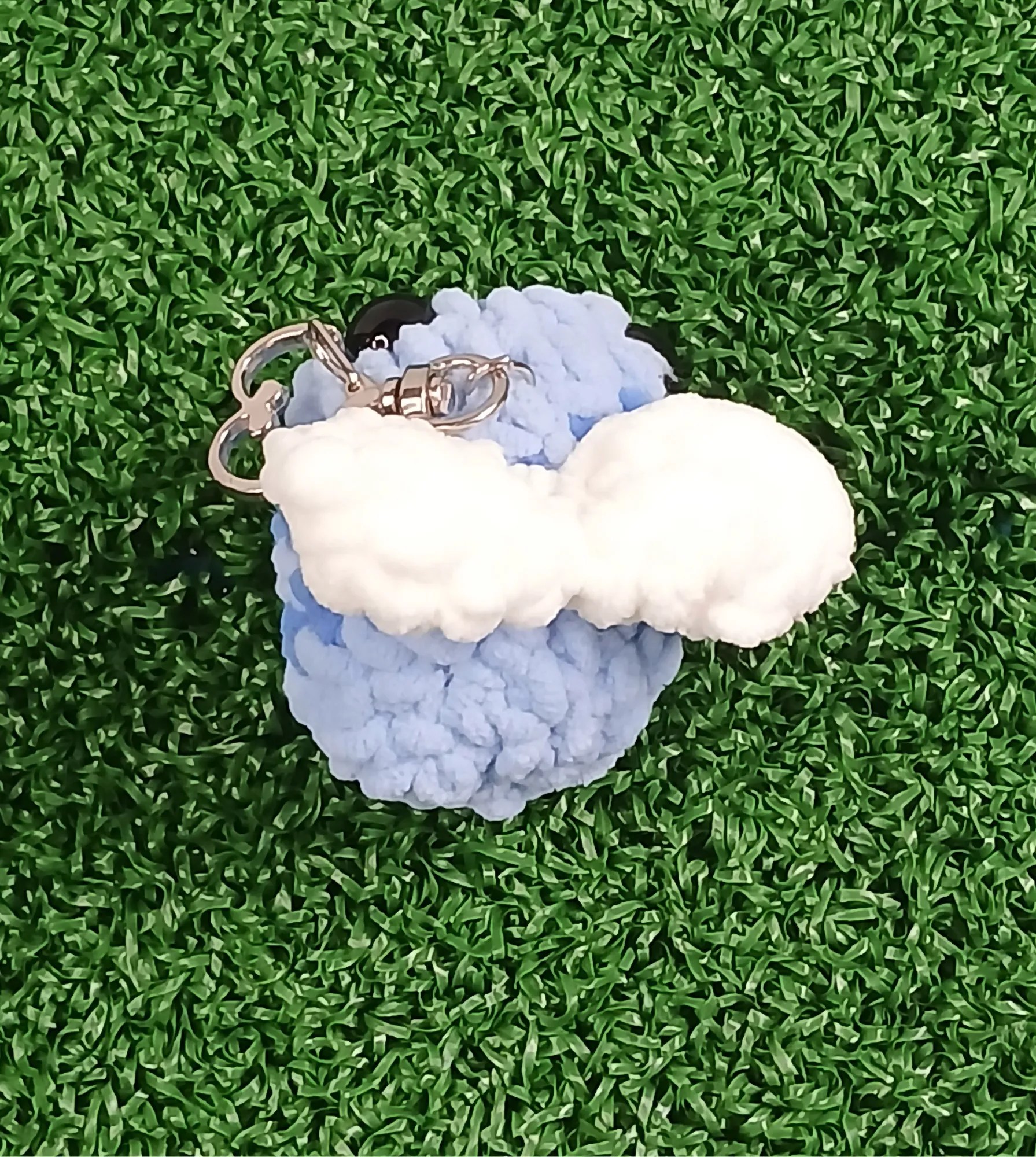 Display of Bee Keychain