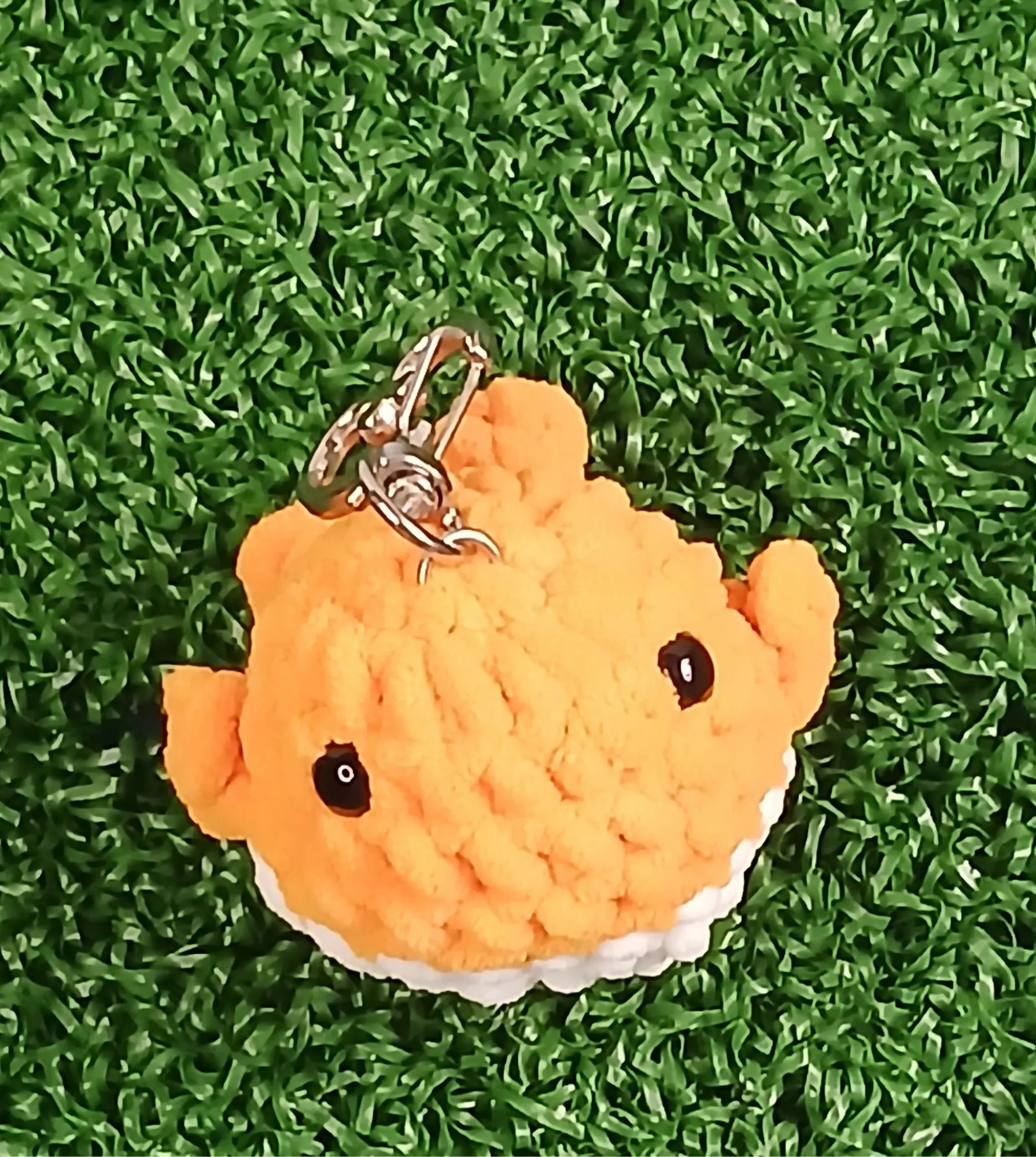 Display of Whale Keychain