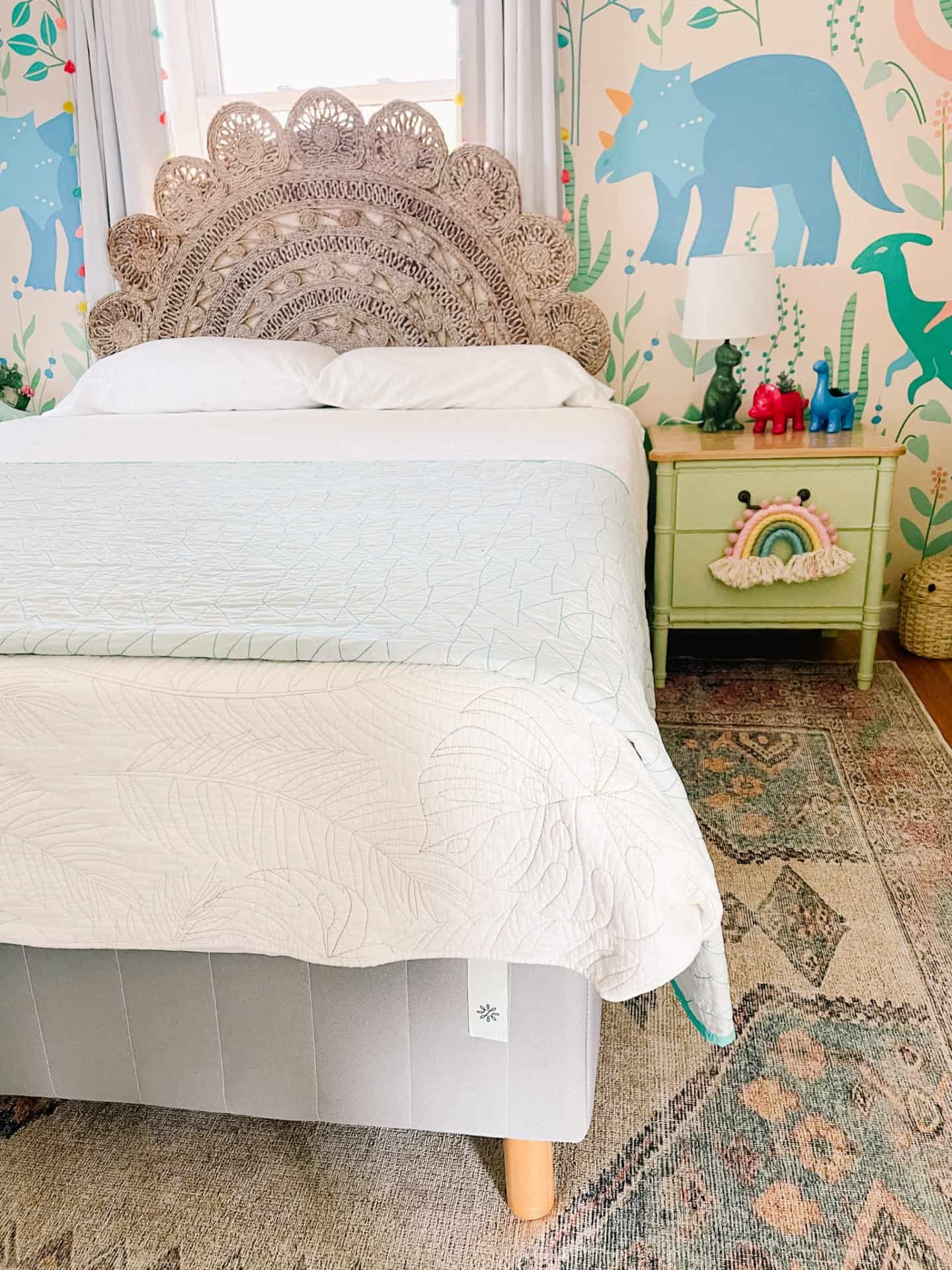 DIY Rug Headboard_6542 at home with Ashley