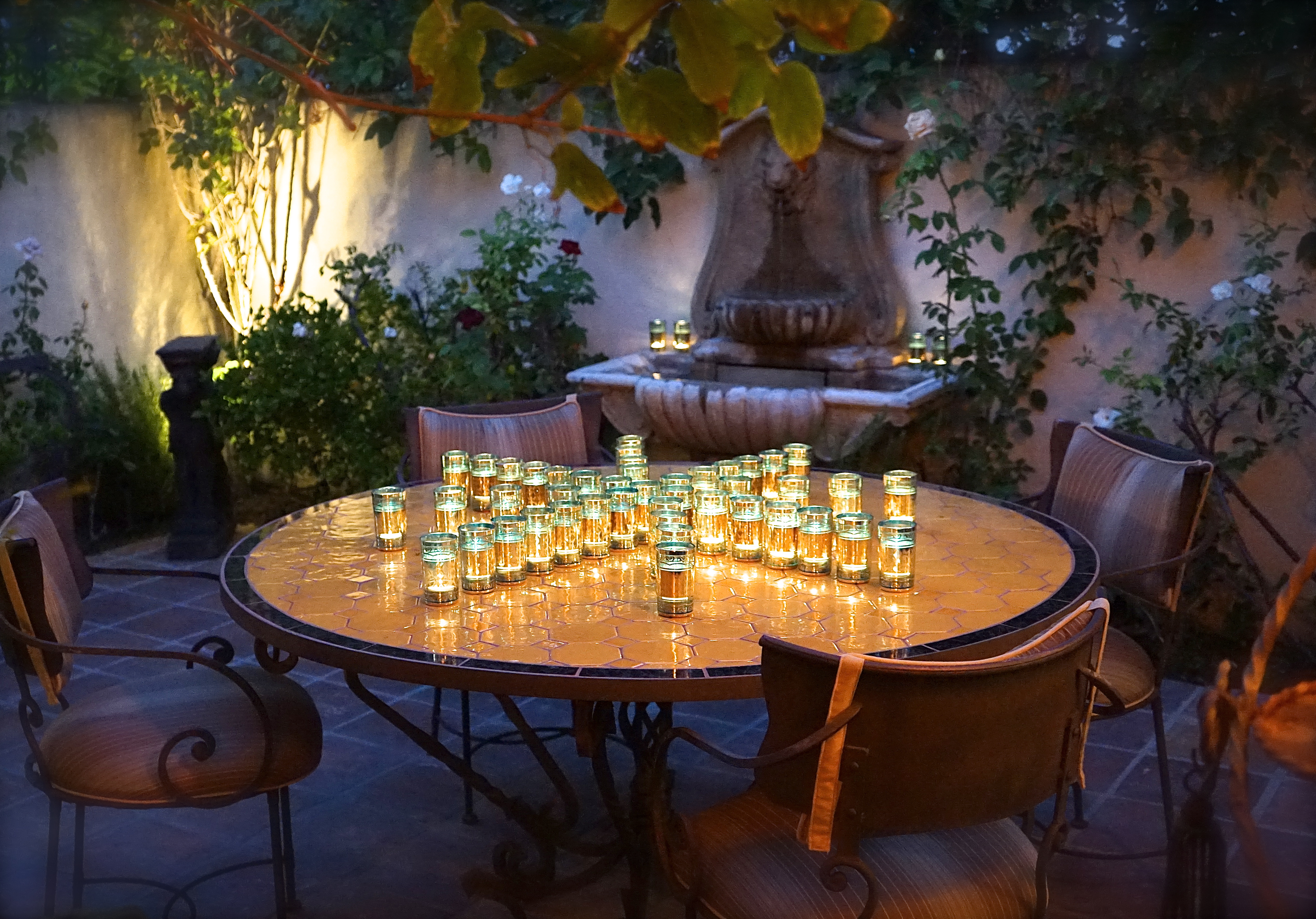 Moroccan Feast: Courtyard