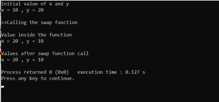 Call by Value and Call by Reference in C - AticleWorld