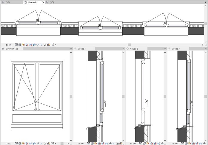 Revlib architecture - fenêtres PVC pour Revit
