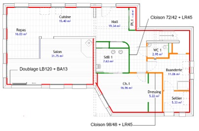revlib architecture - filtre vue épaisseur cloisons pour Revit