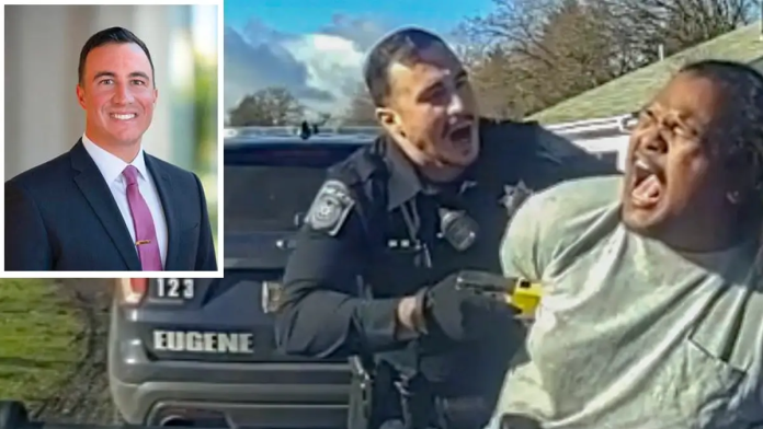Ex-Oregon Cop Seen Punching. Tasering Handcuffed Man Says City Must Pay for His Legal Defense