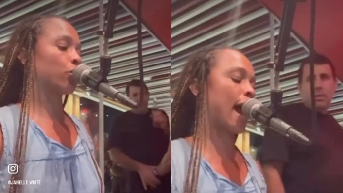 Black Singer Improvises Lyrics to Fend Off White Bar Patron Who Can't Keep Hands to Himself
