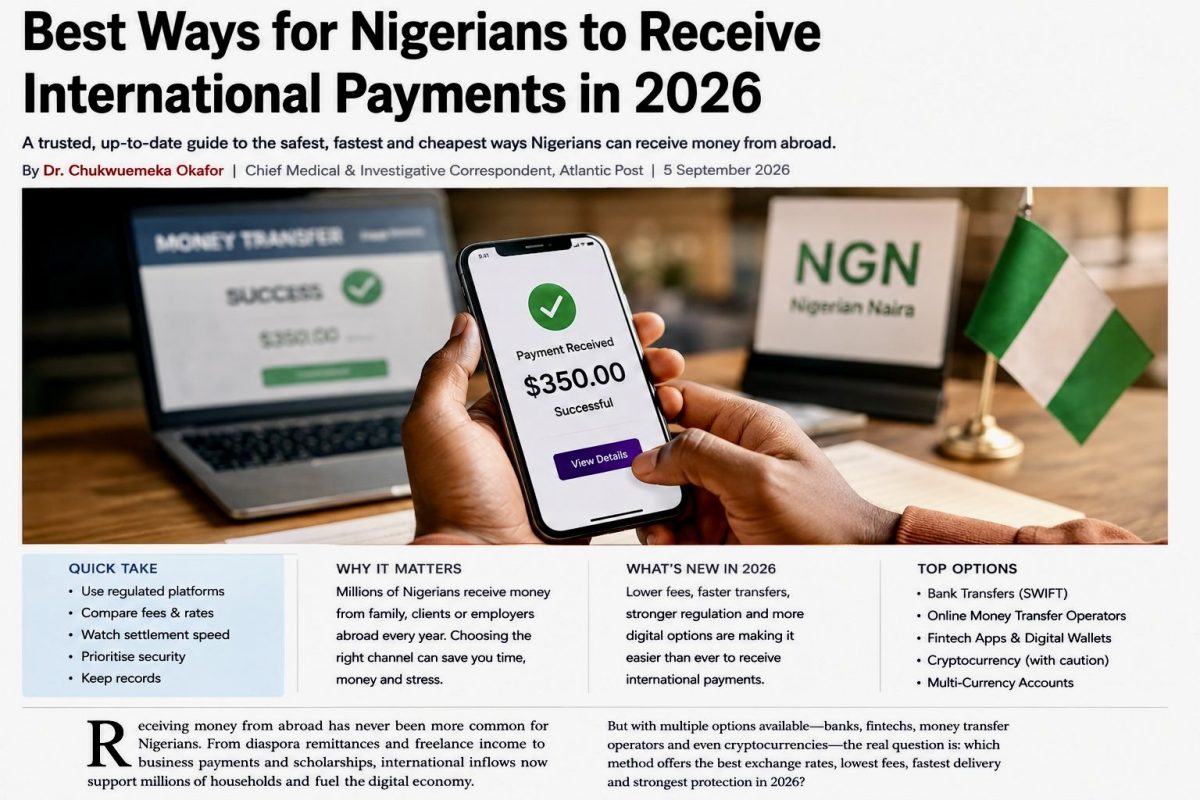 Best Ways for Nigerians to Receive International Payments in 2026