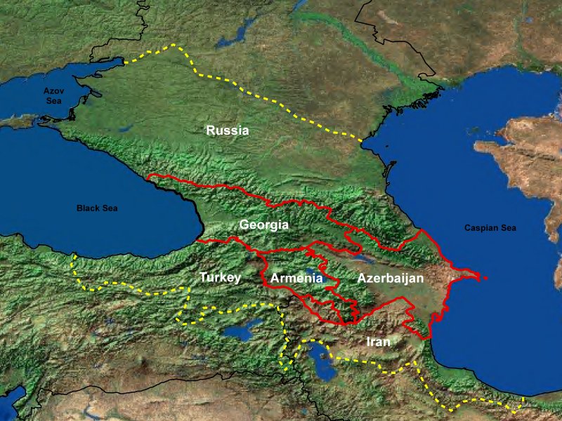Caucasus Mountains Caucasus Borders4 