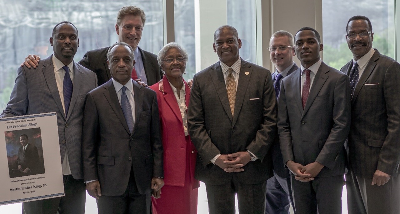The Georgia MLK Advisory Council to announce the launch of our MLK Educational Initiative, at Stone Mountain, Georgia.