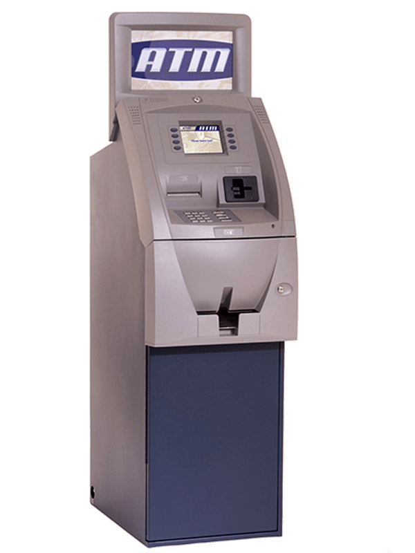 Triton RL2000 Refurbished / Used Free Standing Retail ATM Machine Side View
