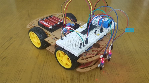 Line Follower Robot Circuit Diagram Using Microcontrollers And Arduino ...