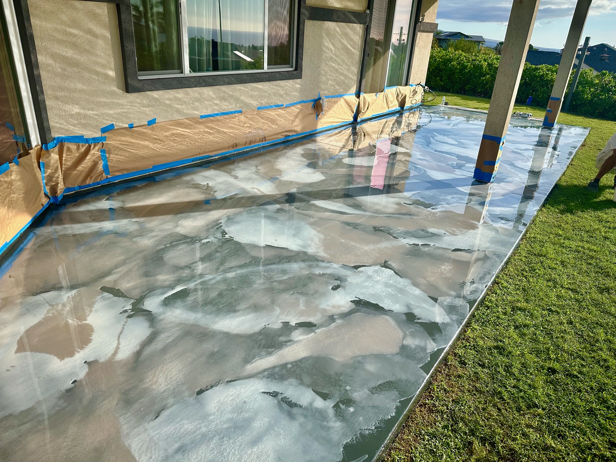 Lanai epoxy floor