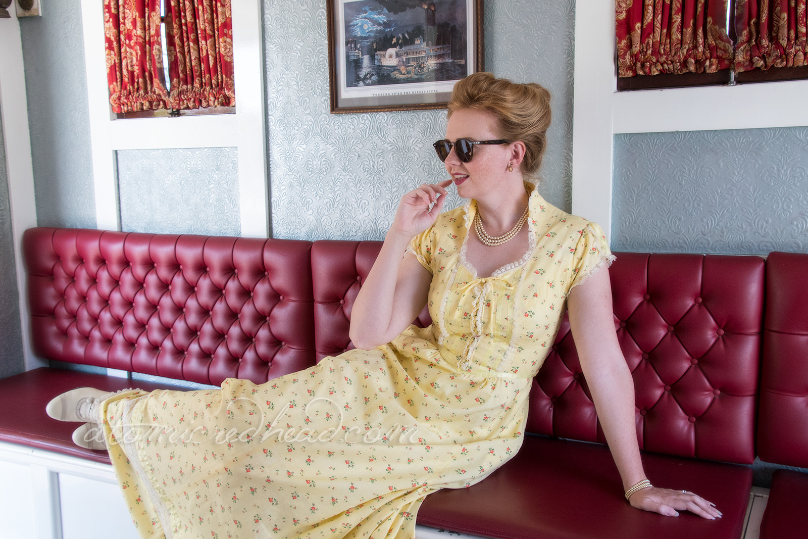 Aboard the Mark Twain, Disneyland's steam powered riverboat.
