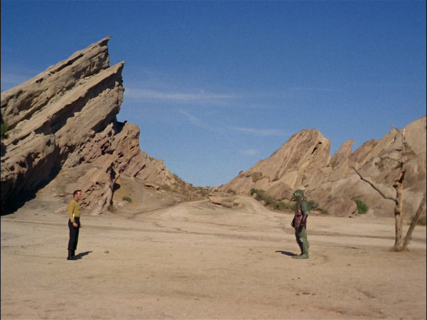 Vasquez Rocks in Star Trek's original series.
