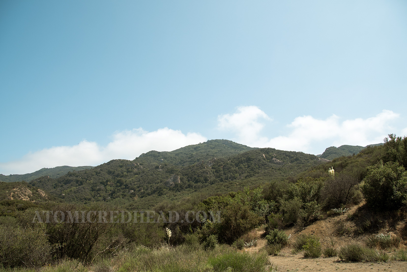 The hills shown in the opening sequence of the show.