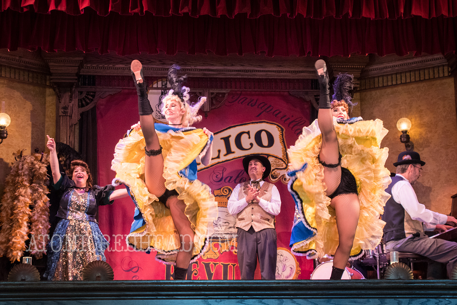 Can-Can Girls at the Calico Saloon!