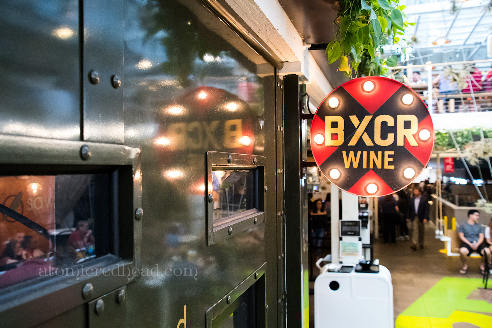 BXCR Wine, a train themed wine bar.