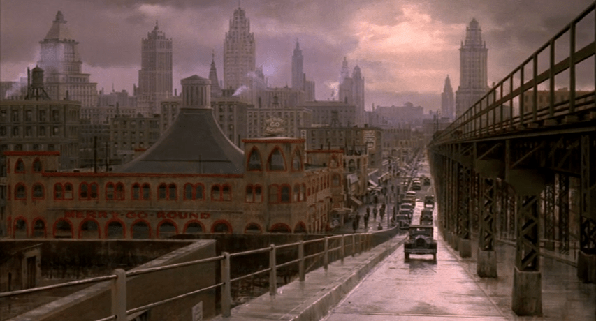 Screencap from The Sting, which features the Hippodrome, and instead of a pier, a road goes into Chicago.