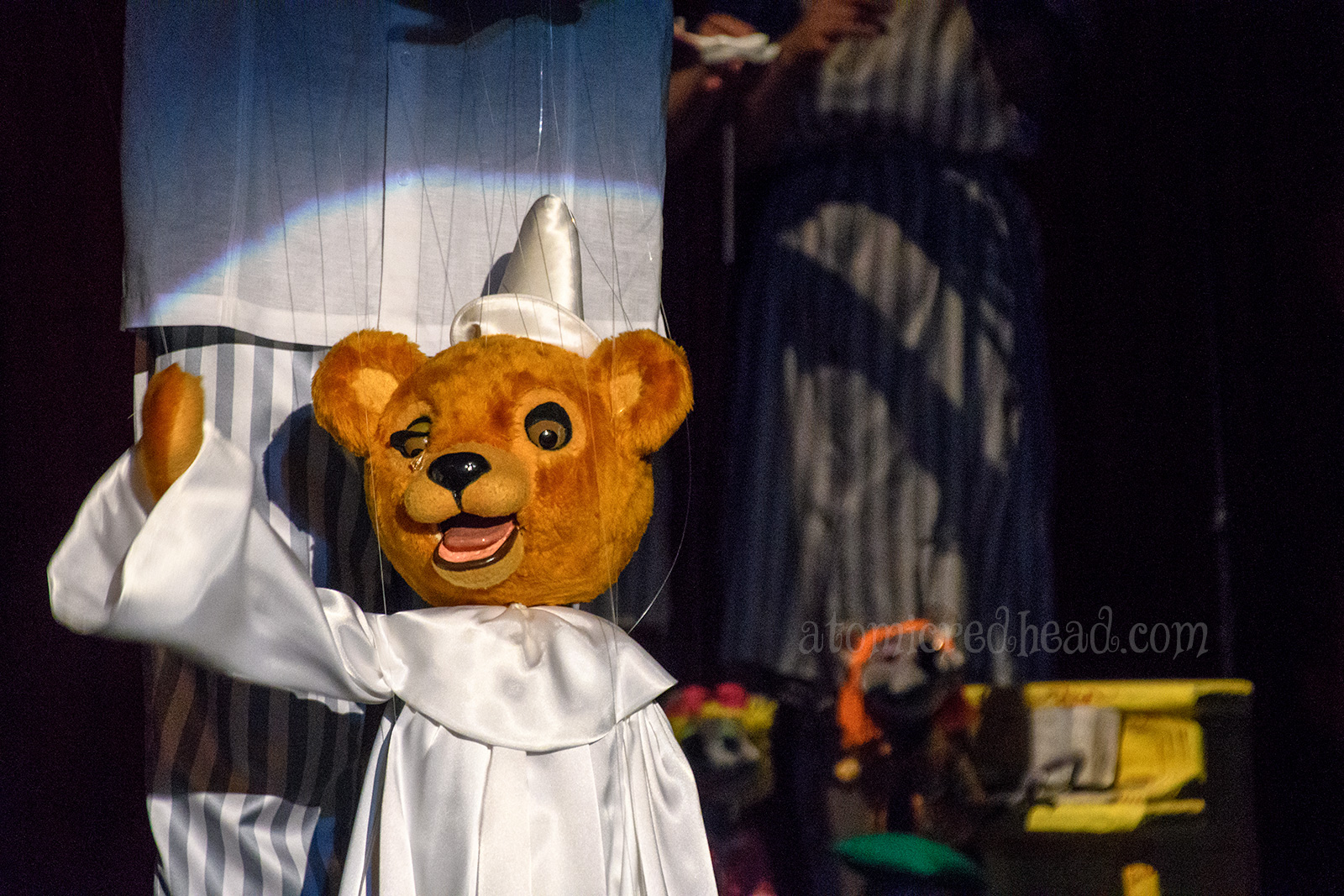 An opera singing teddy bear.