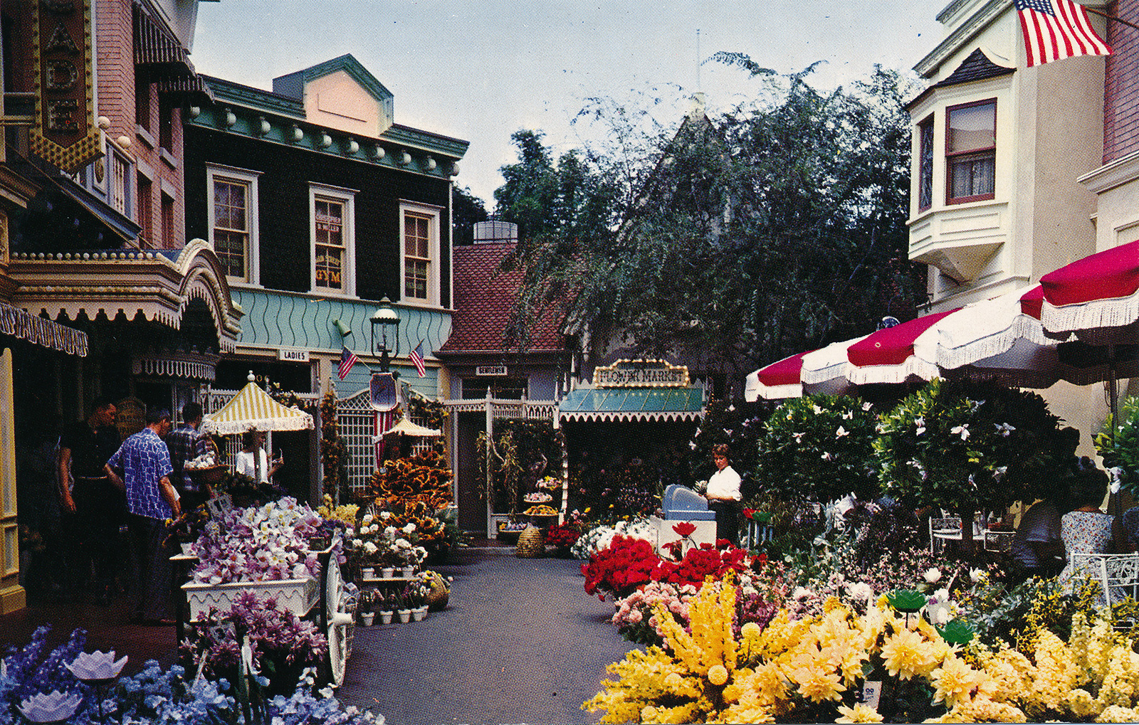 Down of Main Street's allies which is full of flowers.