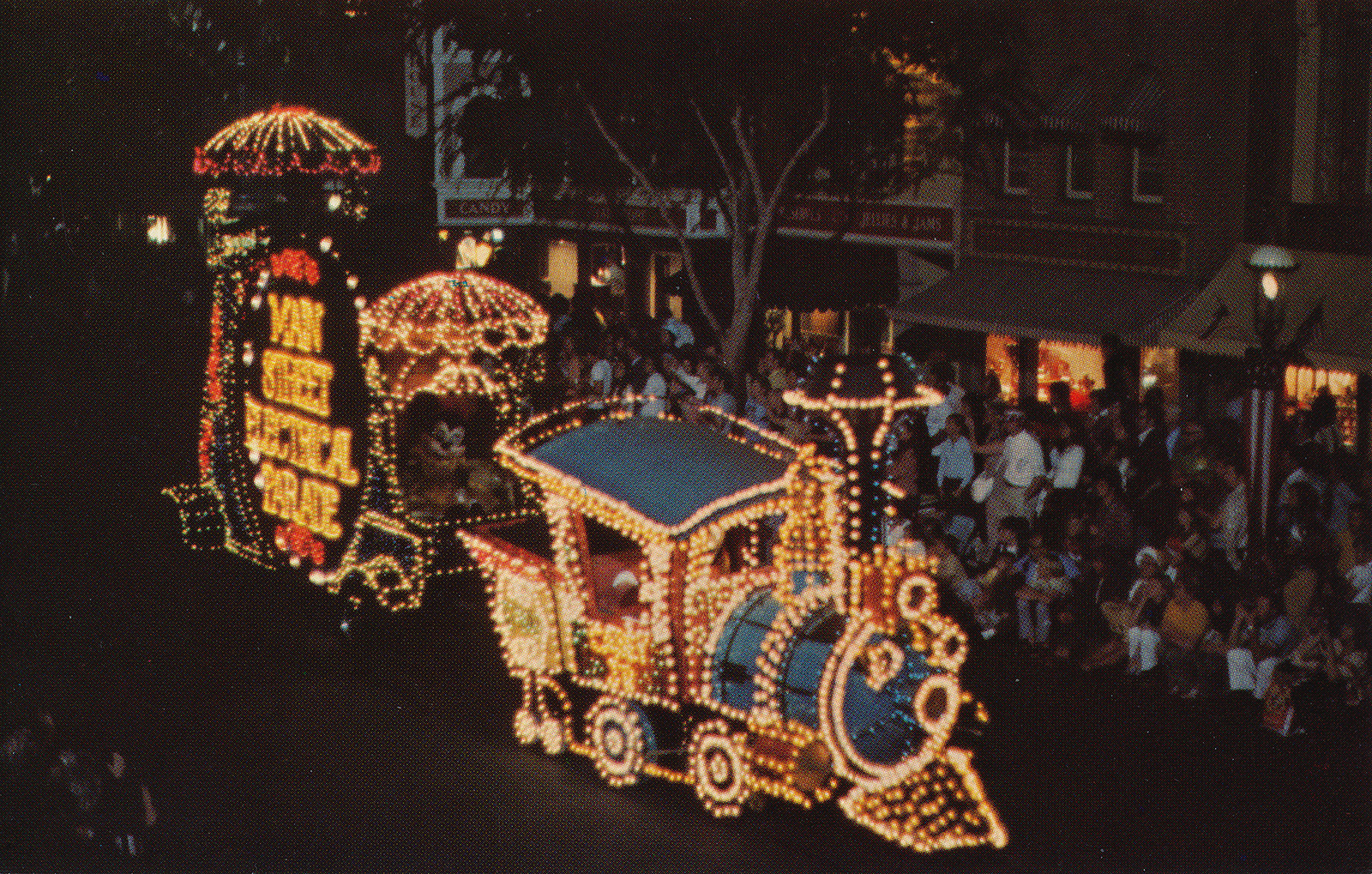 The Casey Jr. float from the Main Street Electrical Parade.
