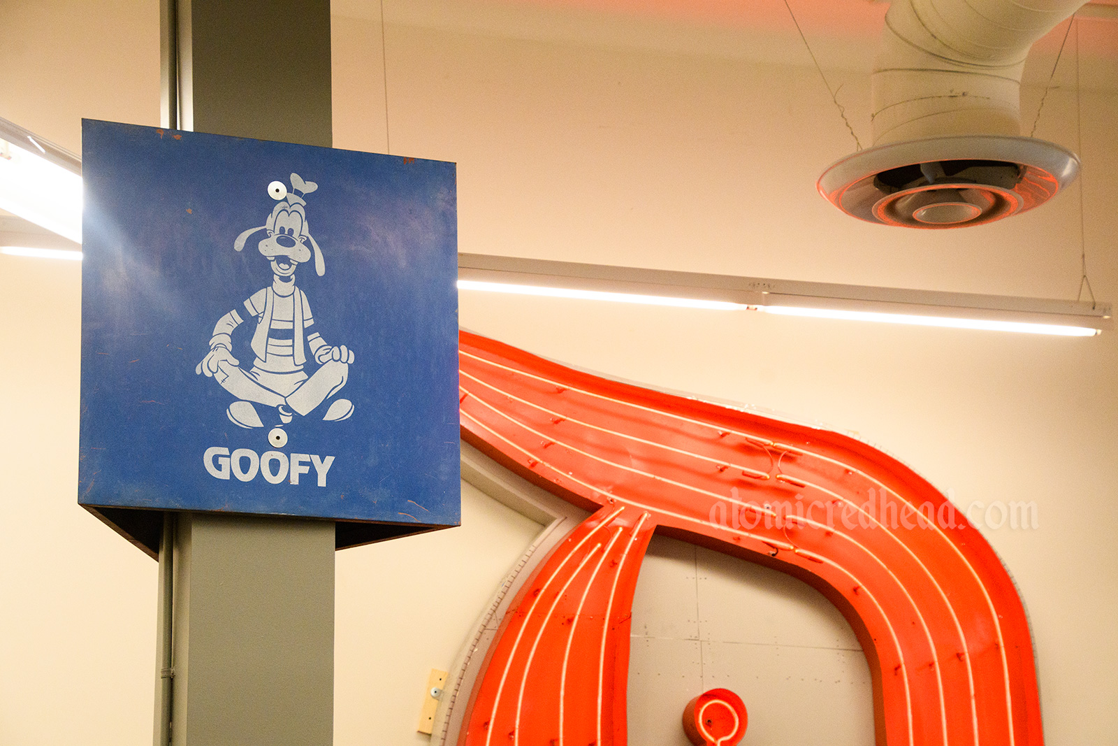 Parking Lot sign featuring Goofy.