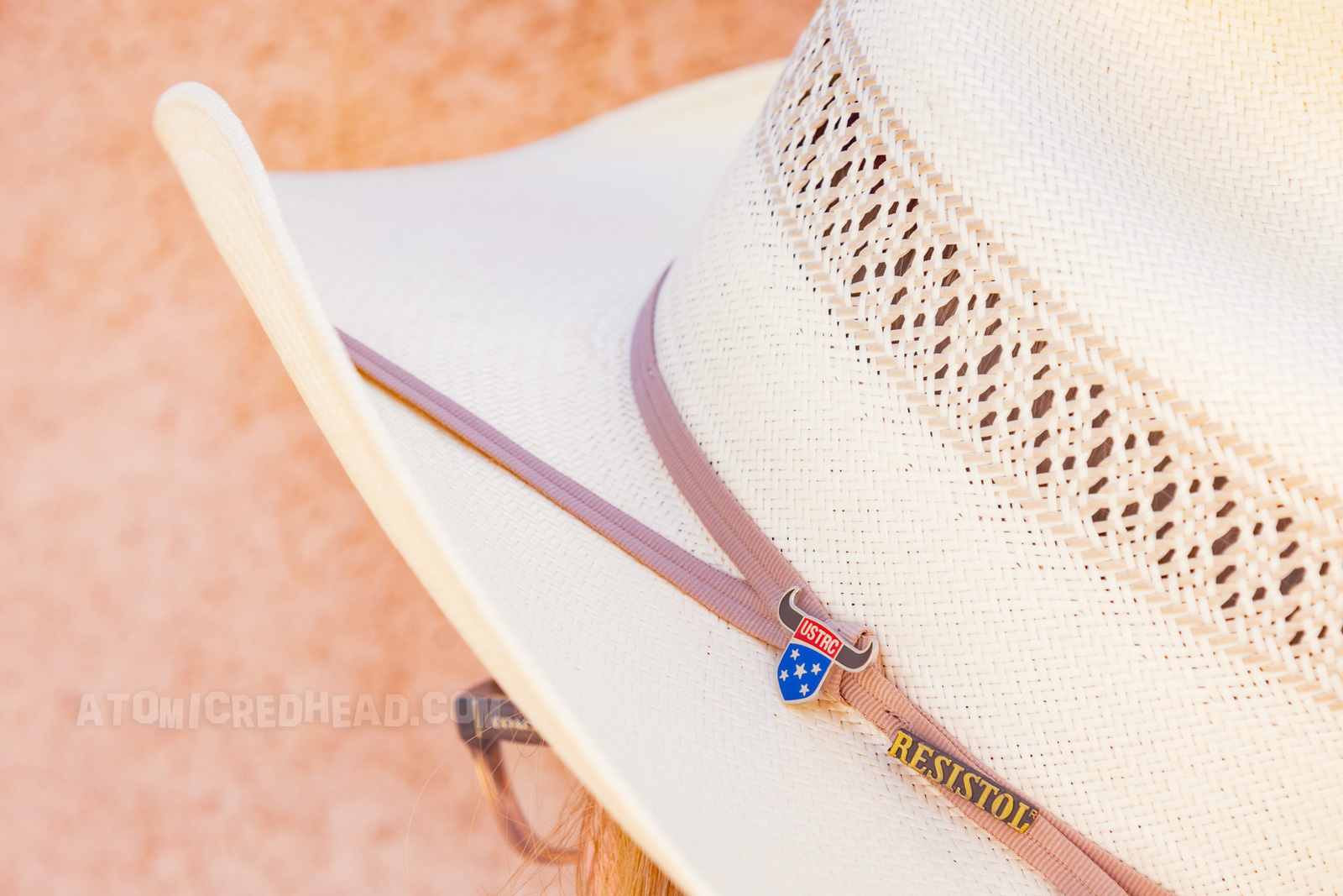 Close up of the USTRC pin.