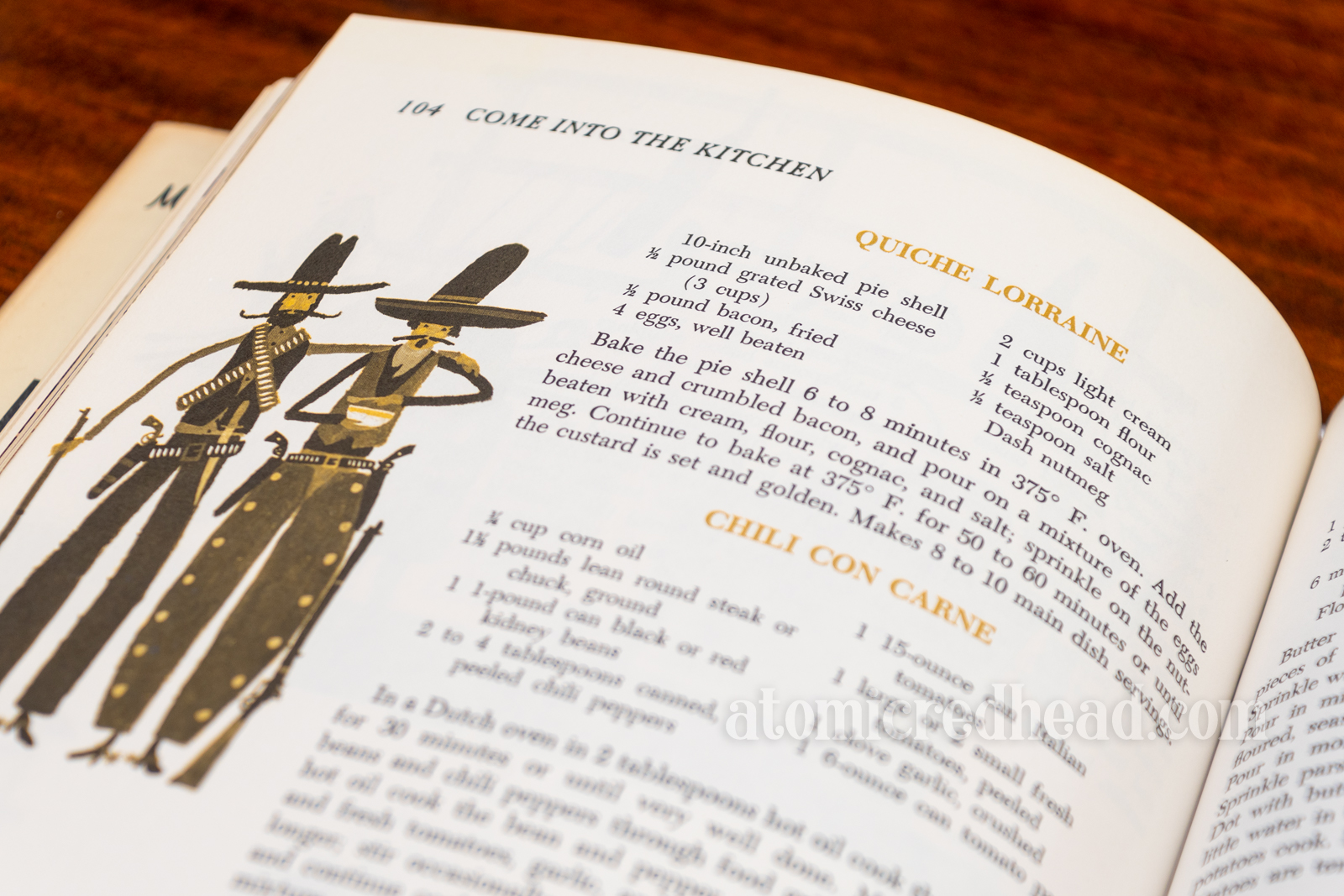 Photo of the recipe in the book.