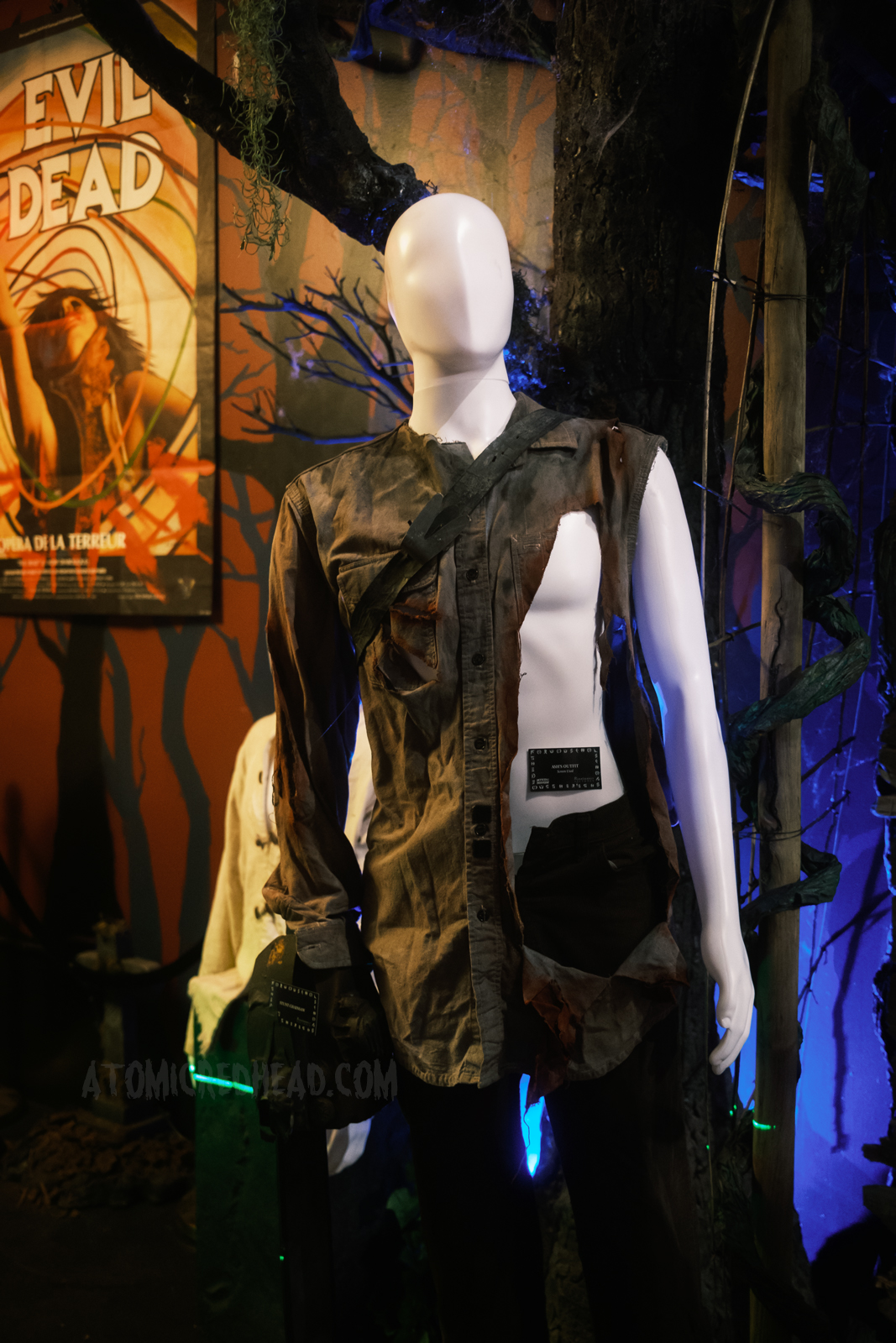 Ash's torn costume from Army of Darkness.