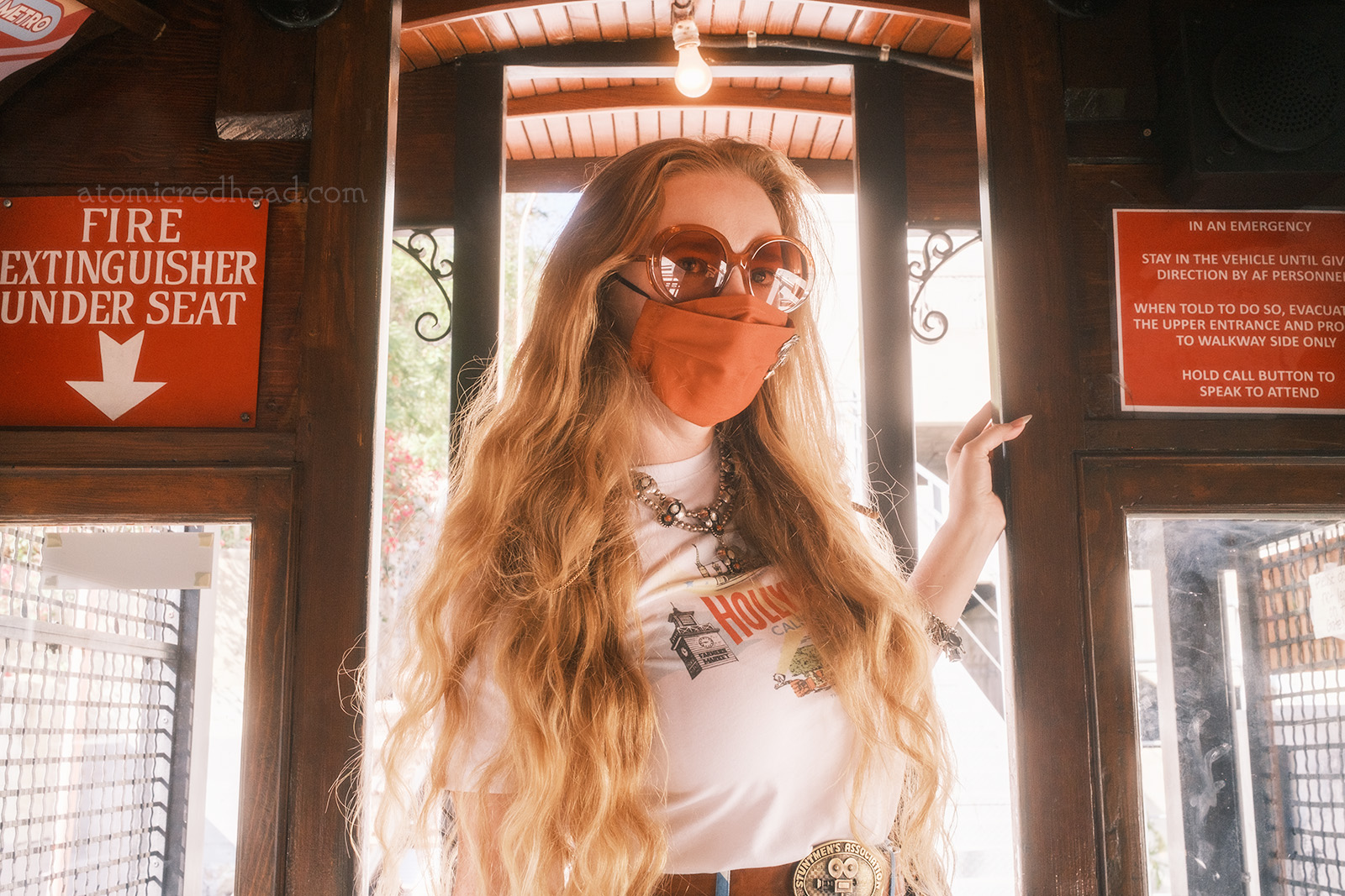 Myself stepping aboard.