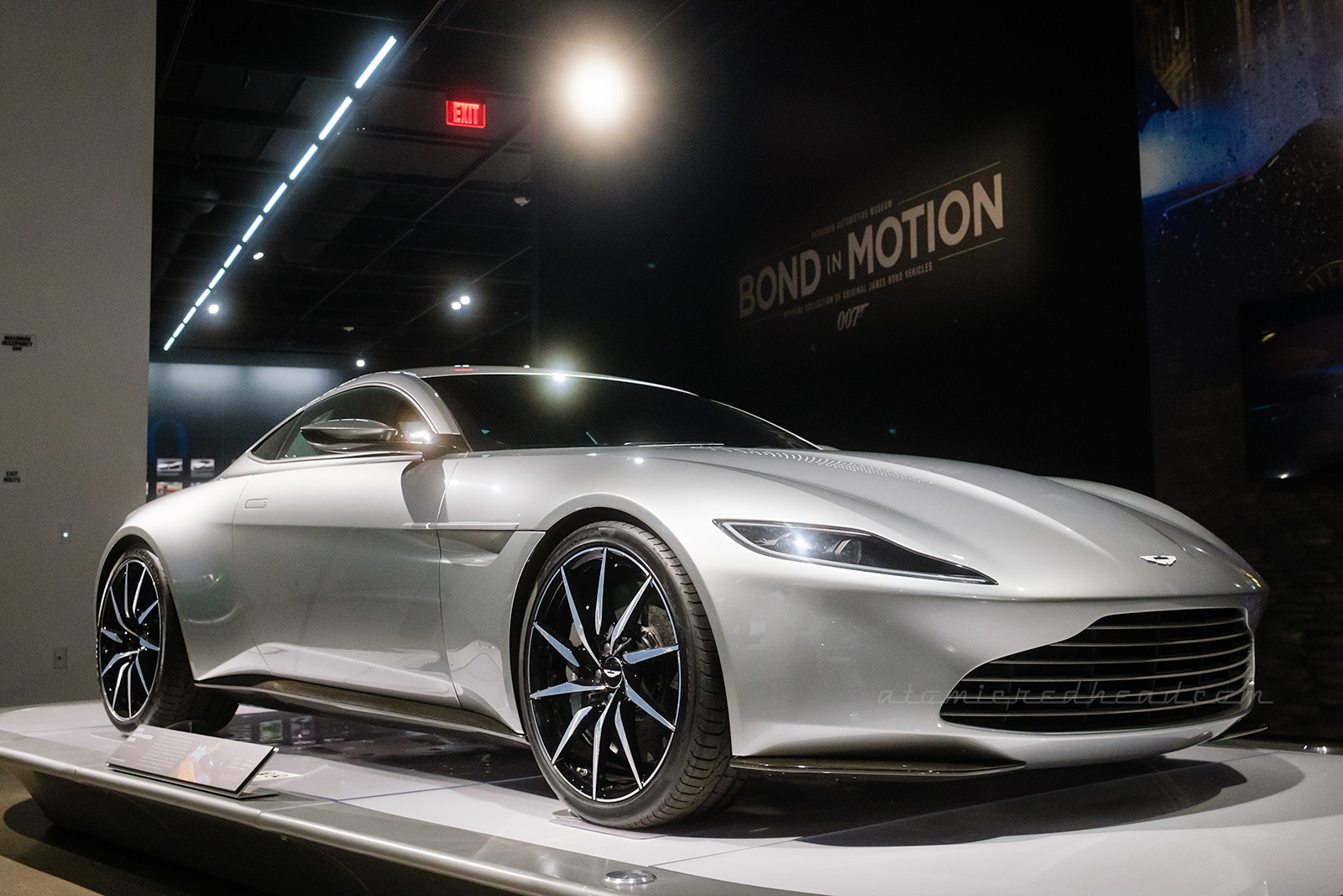 The newest Aston Martin from No Time to Die, extremely sleek with very low profile.