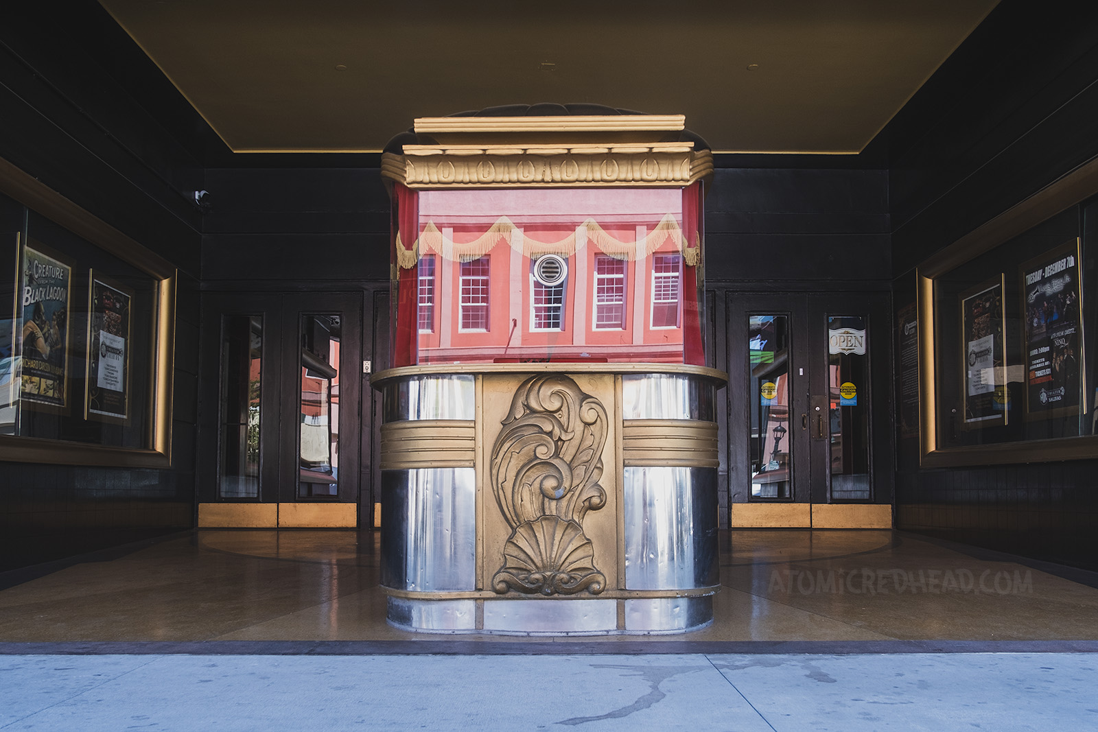 The Art Deco style box office for the Fox Theater. 