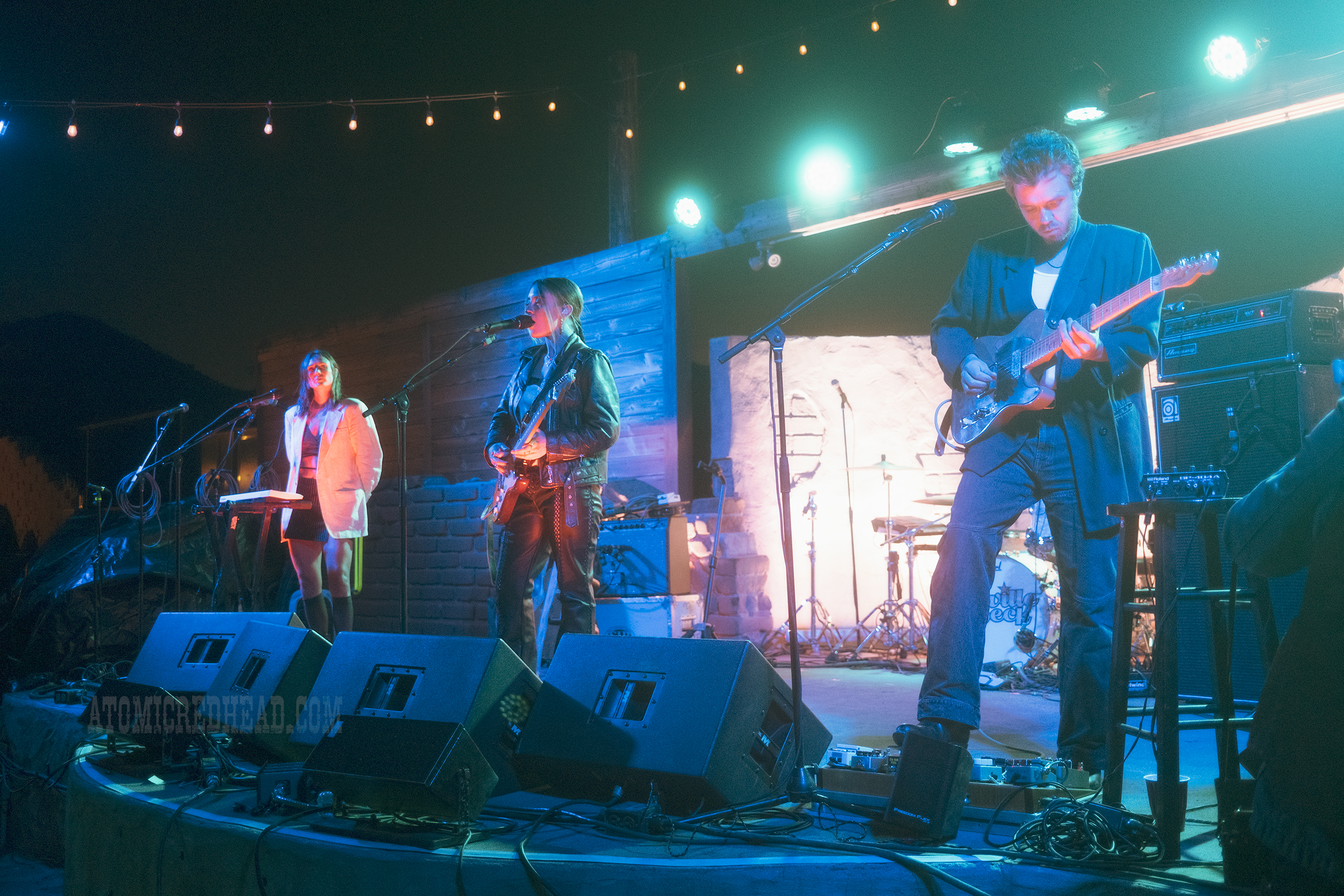 Bria takes to the stage.