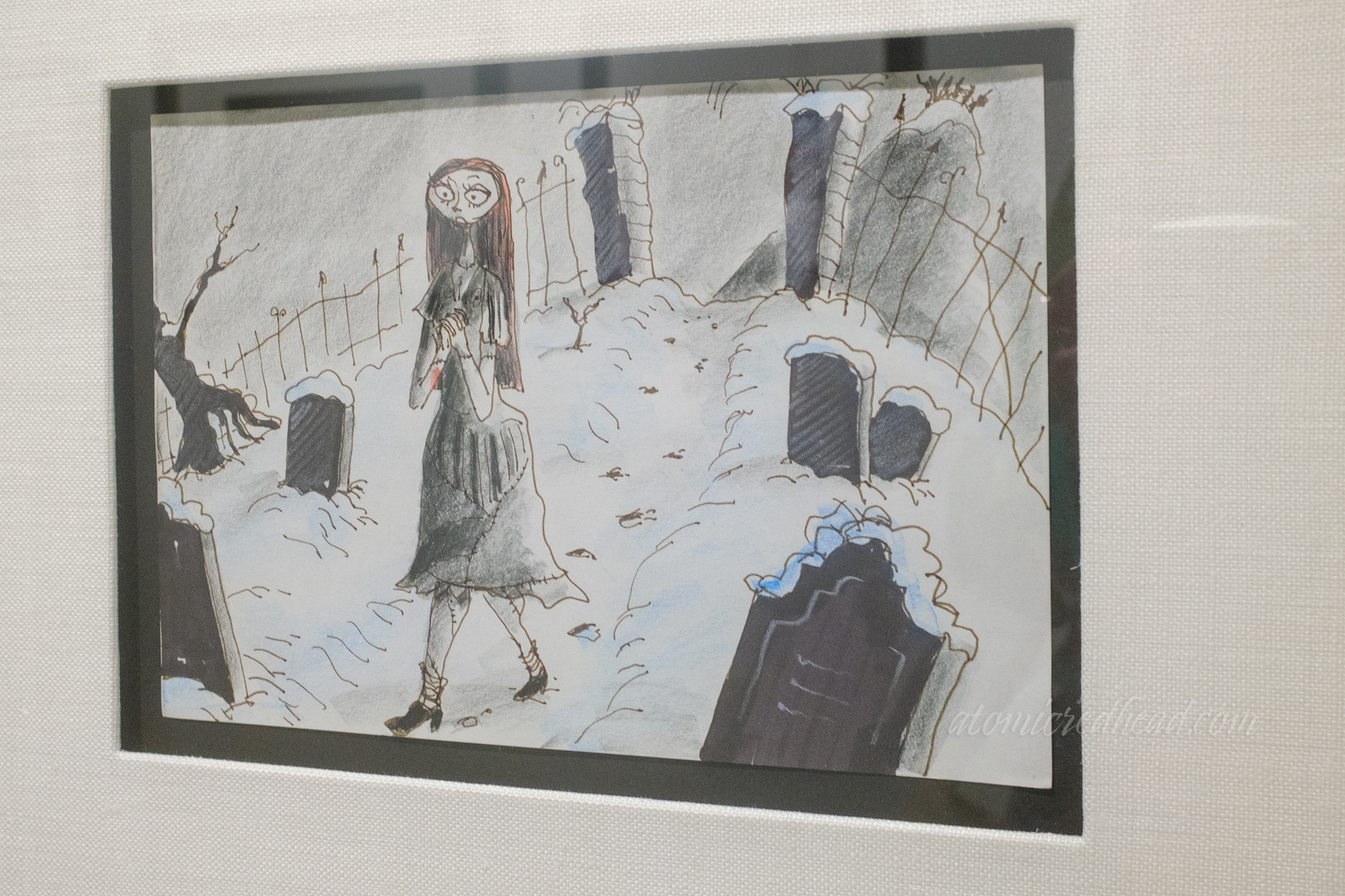 Concept art of Sally from The Nightmare before Christmas.