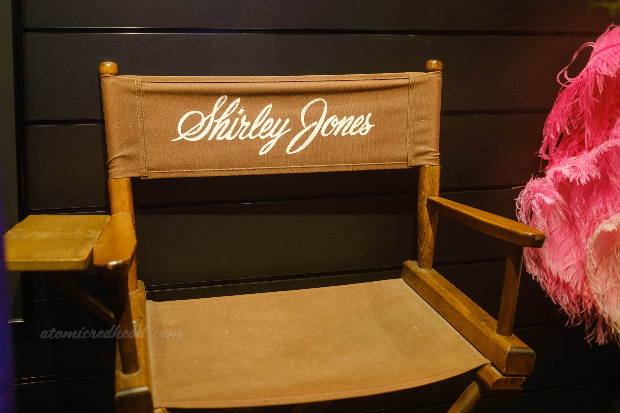 Shirley Jones' set chair.