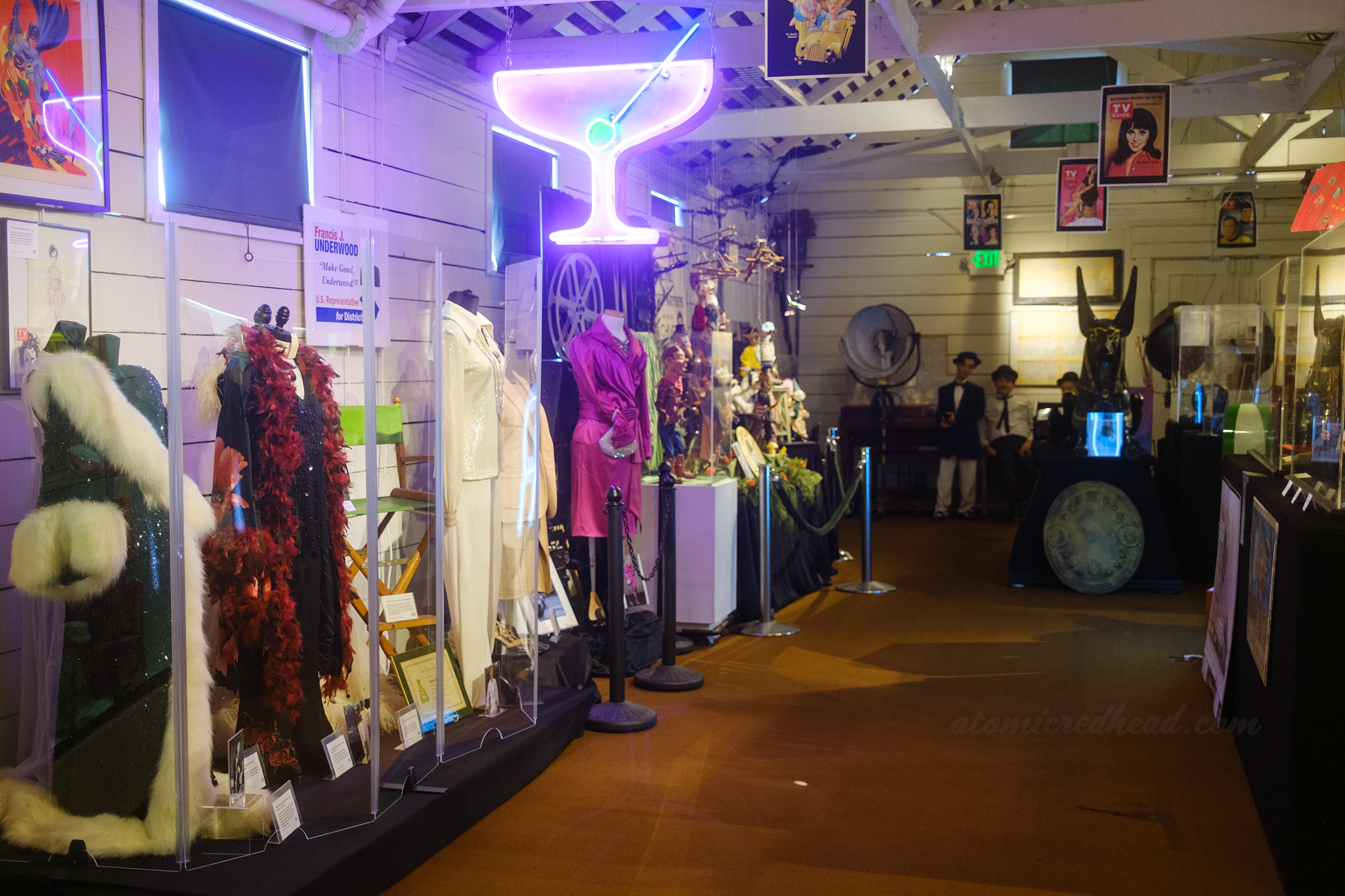 Overall view of a various costumes worn by celebrities.